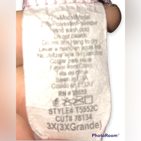 Mauve Colored Crop-Styled Silky Top with Rose Embroidery Detail Size: 3X / 3XL - Picture 8 of 11